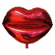 Læber Kys mund folie ballon 22" (u/helium)